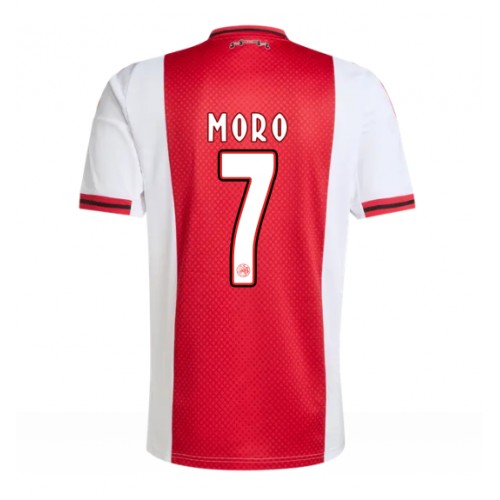 Stroje piłkarskie Ajax Raul Moro #7 Koszulka Podstawowej 2025-26 Krótki Rękaw